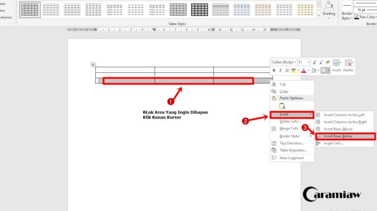 Cara Menambah Kolom Pada Excel